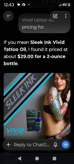 Tattoo oil