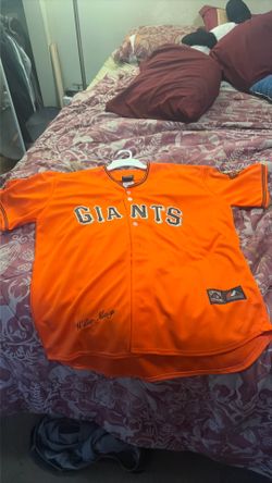 Orange Giants Jersey Willie Mays  #24