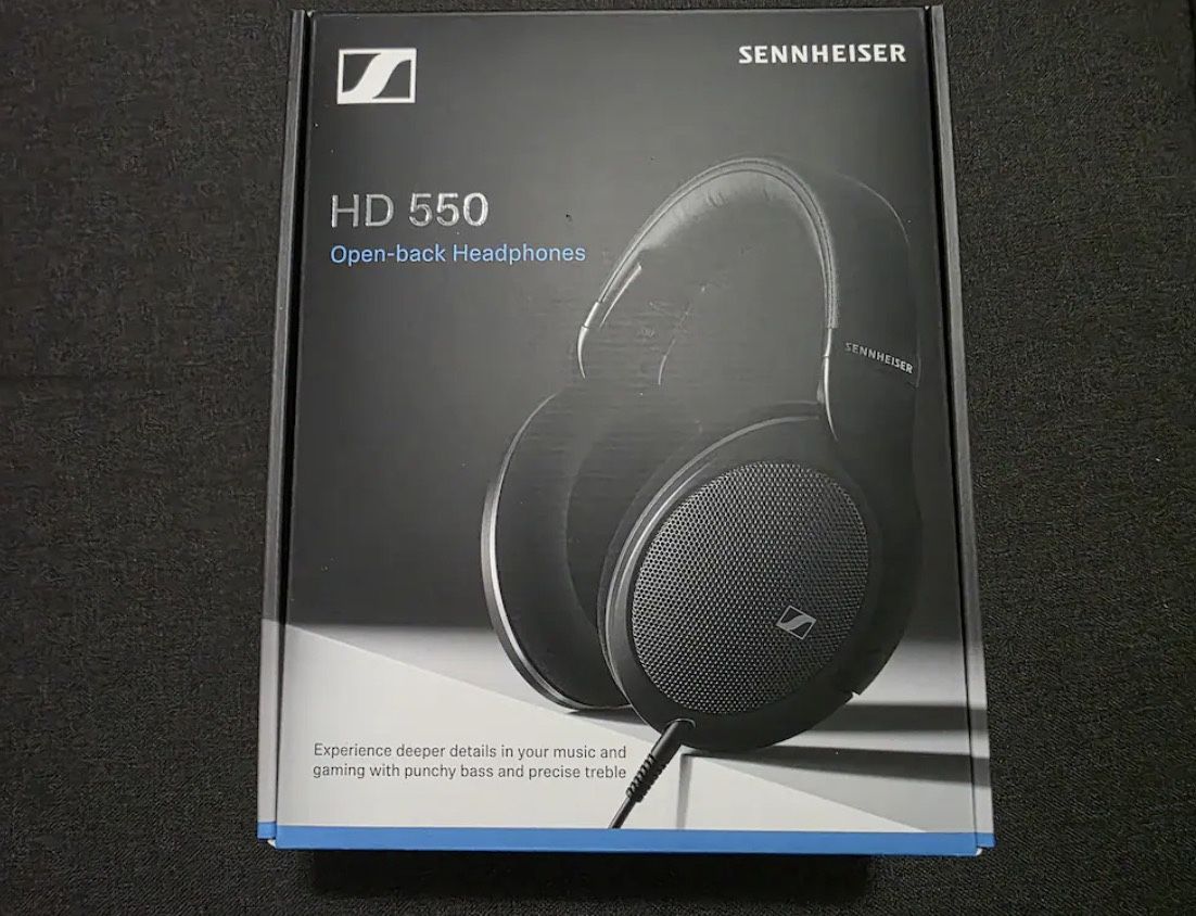 Sennheiser - HD 550 Over-Ear Open-Back Wired Headphones - Black