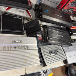 Used amps all work good 100% different prices starting from $40 and up