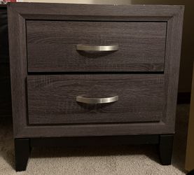 Nightstand Grey Oak 