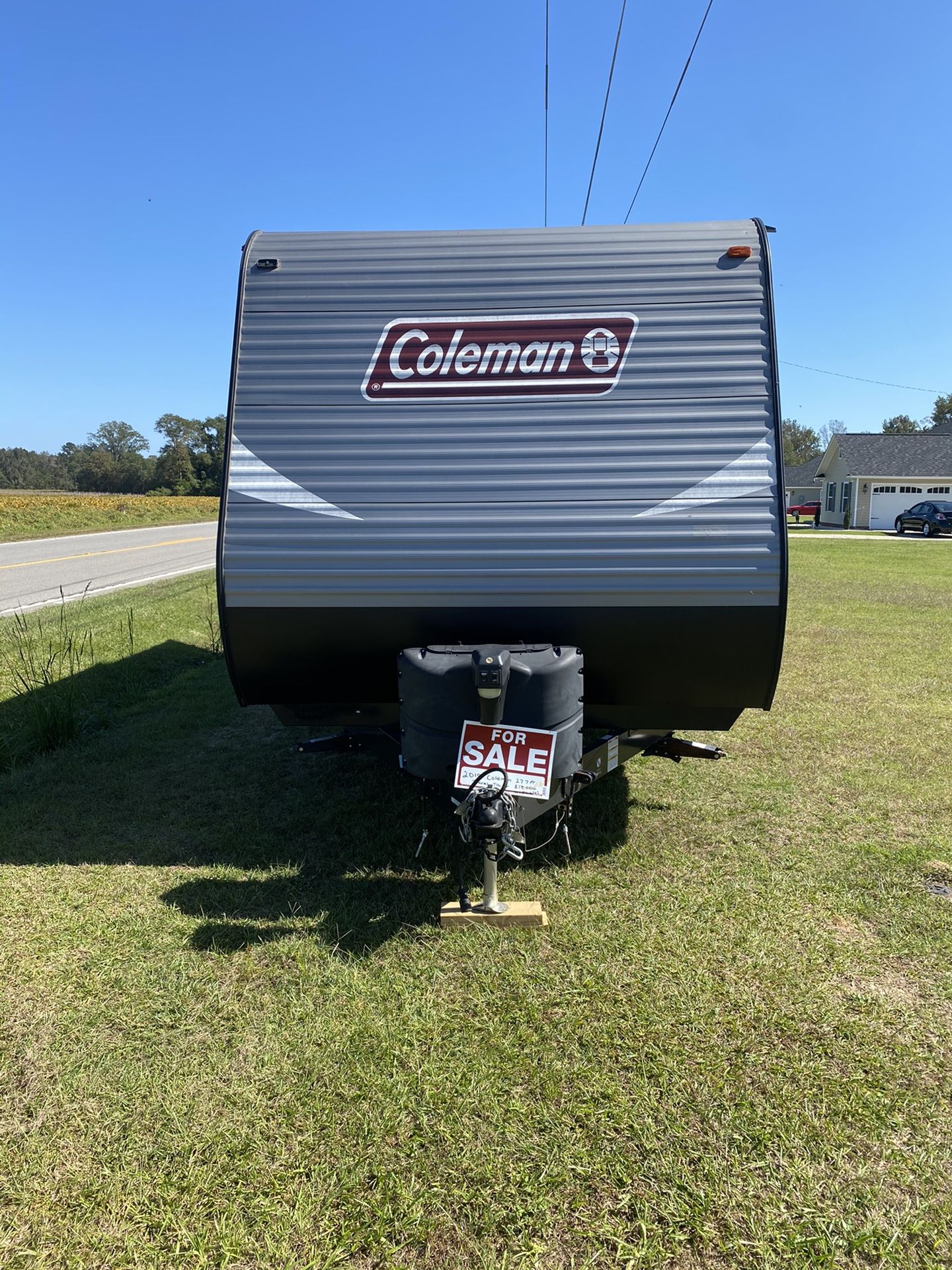 27.7 ft coleman double bunk trailer trailer