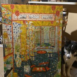 Asian Realistic Hand Painted  Canvas 