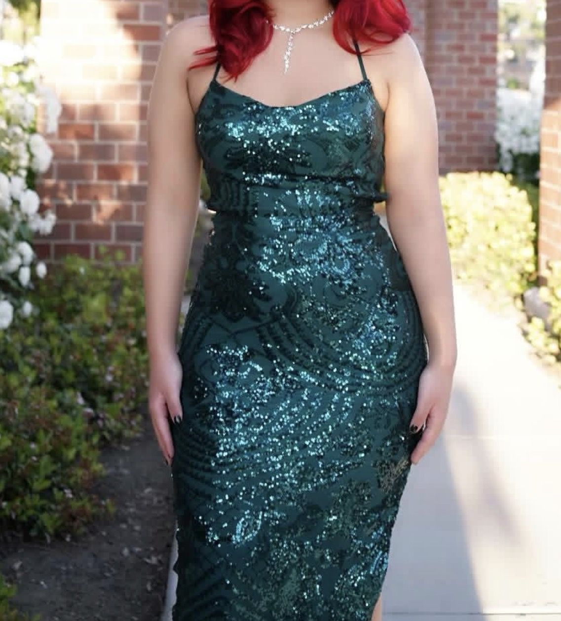 Green prom dress