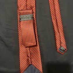 Red 100% silk Tie