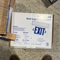 Exit Sign Lighting Fixture