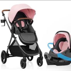 Evenflo Shyft Intuiti Travel System with Revolve180 LiteMax™ NXT Rotating Rear-Facing Lightweight Preemie and Infant Car Seat 3-30 lbs