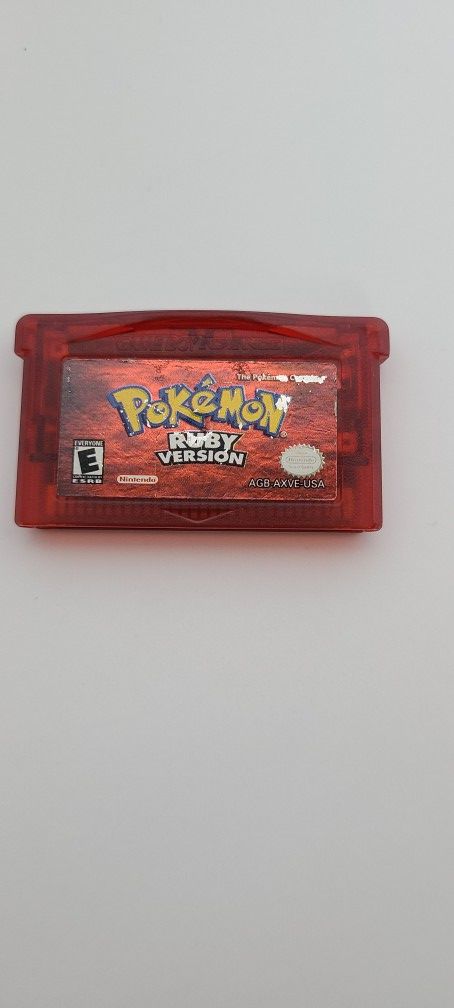 Pokemon Ruby Version For Nintendo Gameboy Advance 