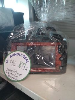 Snap On Car Diagnostic And Duralist Battery Charger 