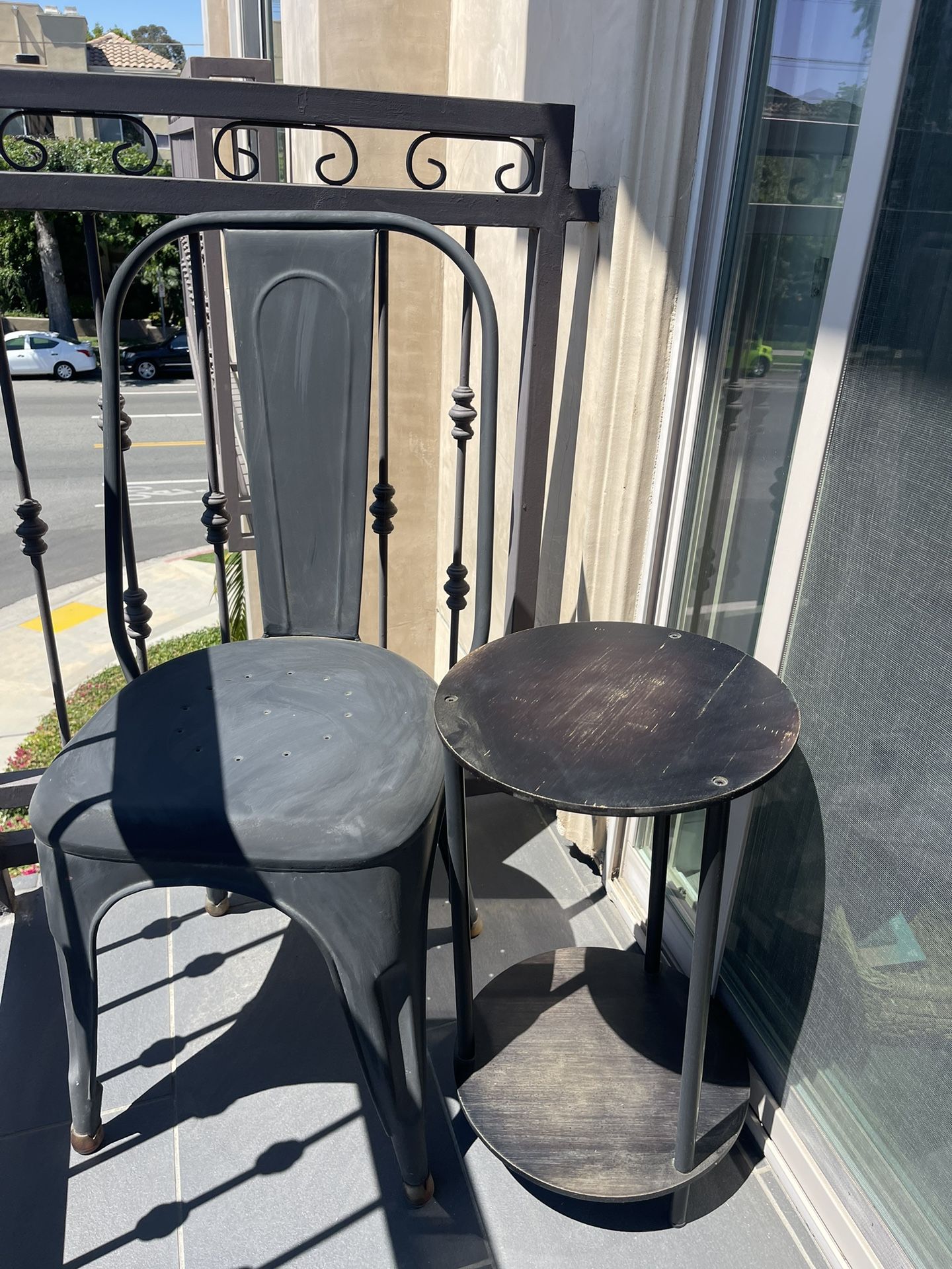 Balcony chairs and stools