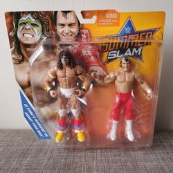 Wwe Wwf Wrestling Ultimate Warrior Vs Honky Tonk Man Summer Slam Battle Pack Brand New 