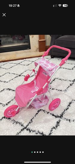 American Girl Toys | Bitty Baby Doll Jogging Stroller Floral 