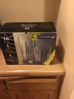 Luminarc 16 Piece Drinkware Set
