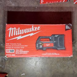 New Milwaukee Cordless Transfer Pump M18 - Tool Only.