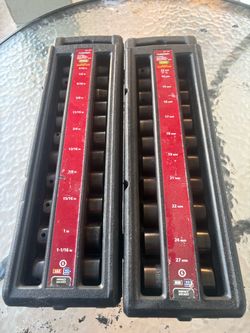 Milwaukee and Husky impact sockets