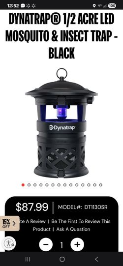 Dynatrap 1/2 Acre LED Mosquito & Insect Trap - Black