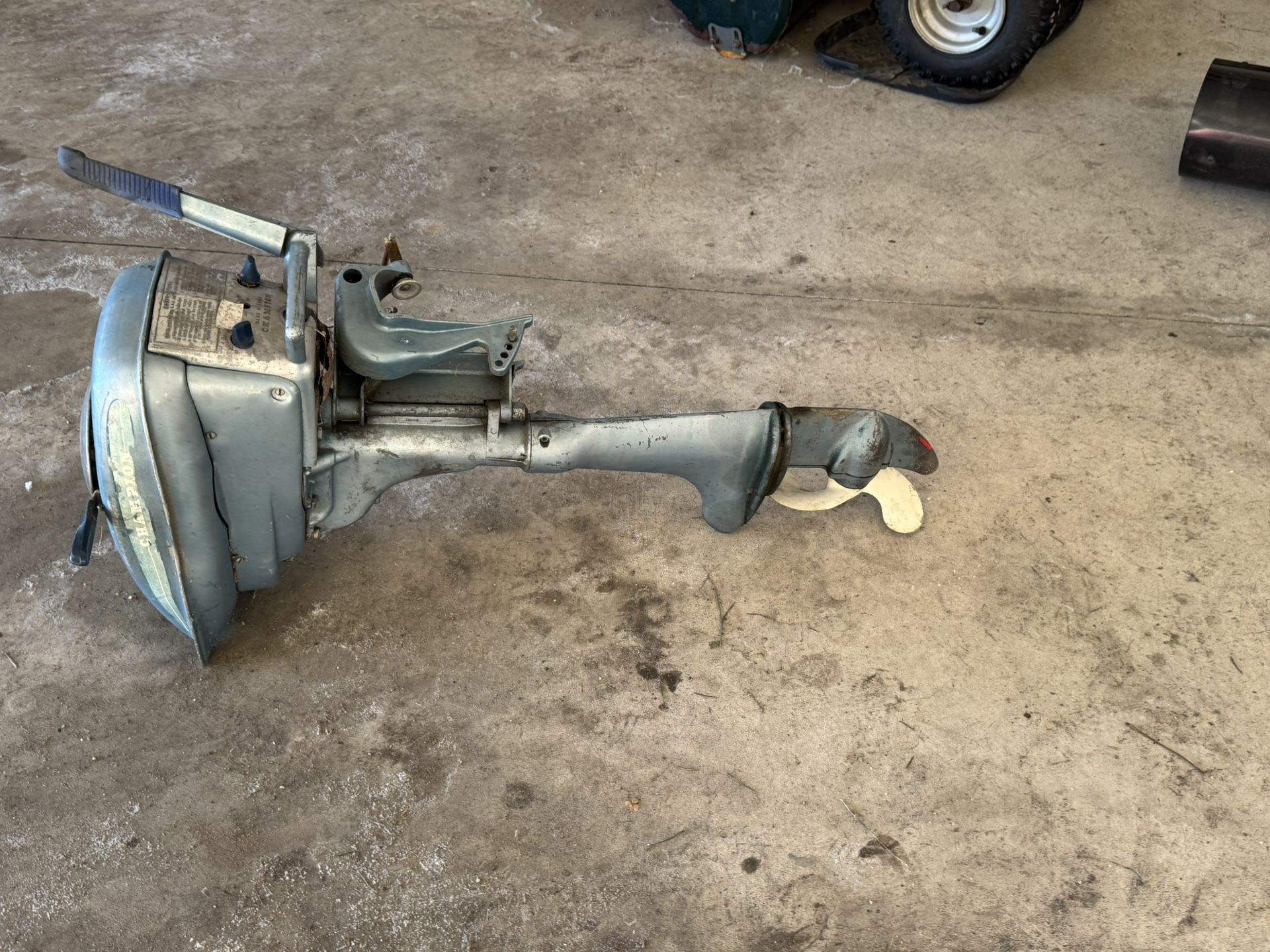 Vintage Champion Boat Motor