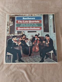 Beethoven The Late Quartets (Quartetto Italiano) 4xLP Box Set 6998 022 