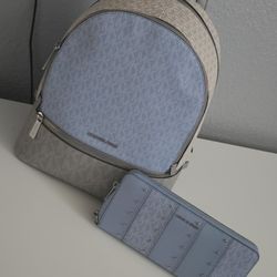 Brand New MK Backpack With Wallet