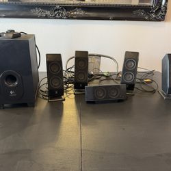 5.1 Logitech Computer Speakers