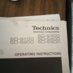 1989 Technics Home Stereo System 