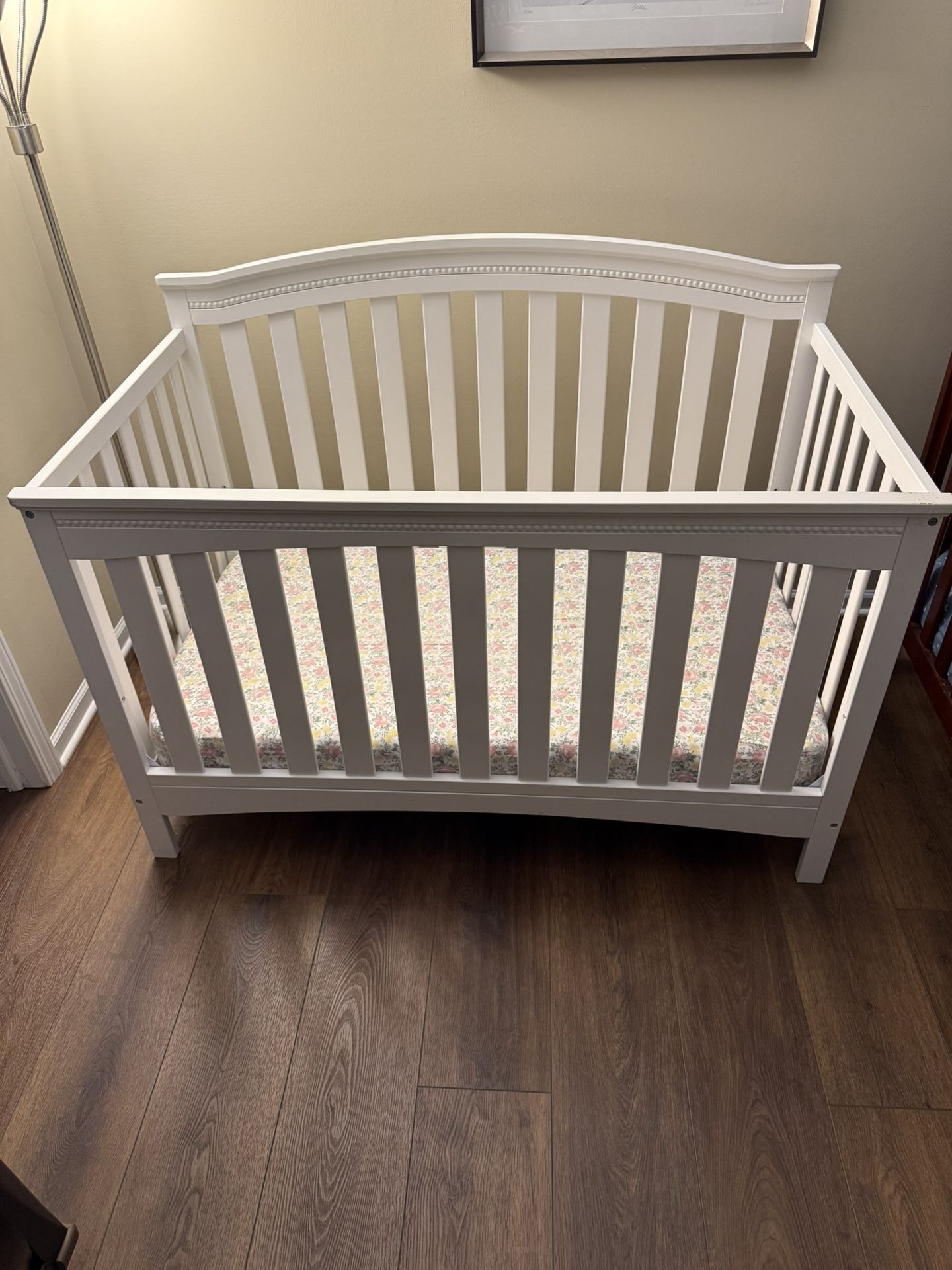 6-in-1 Convertible Crib by Delta Children With Mattress