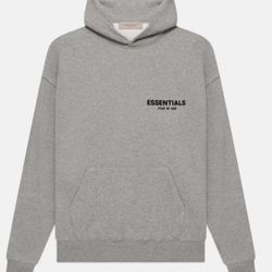 Essentials Fear Of God Men's SS'22 Pullover Hoodie NC3 Dark Oatmeal XL 