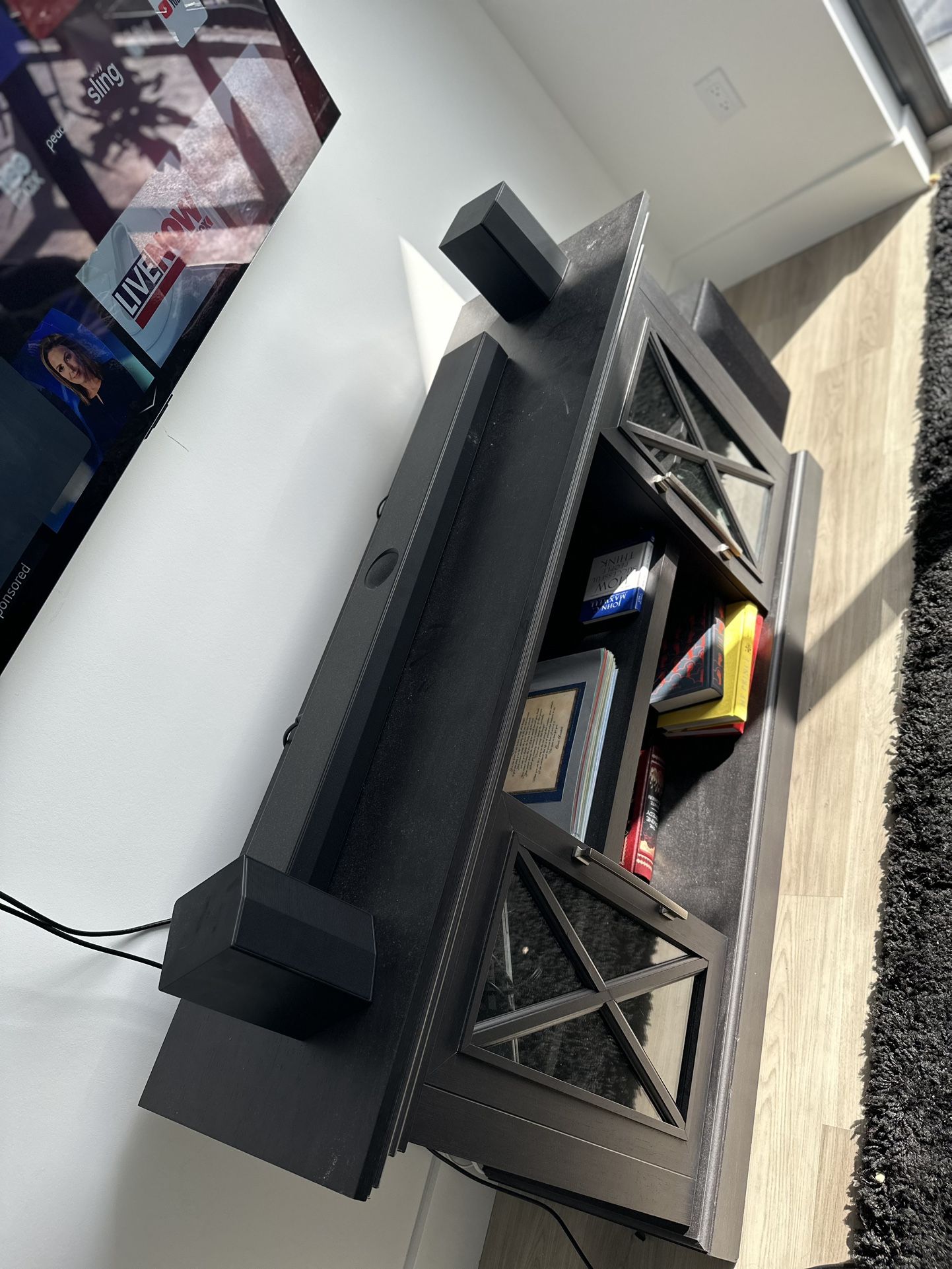 Wayfair Black Console Table / Tv Stand For 65 Inch Tv