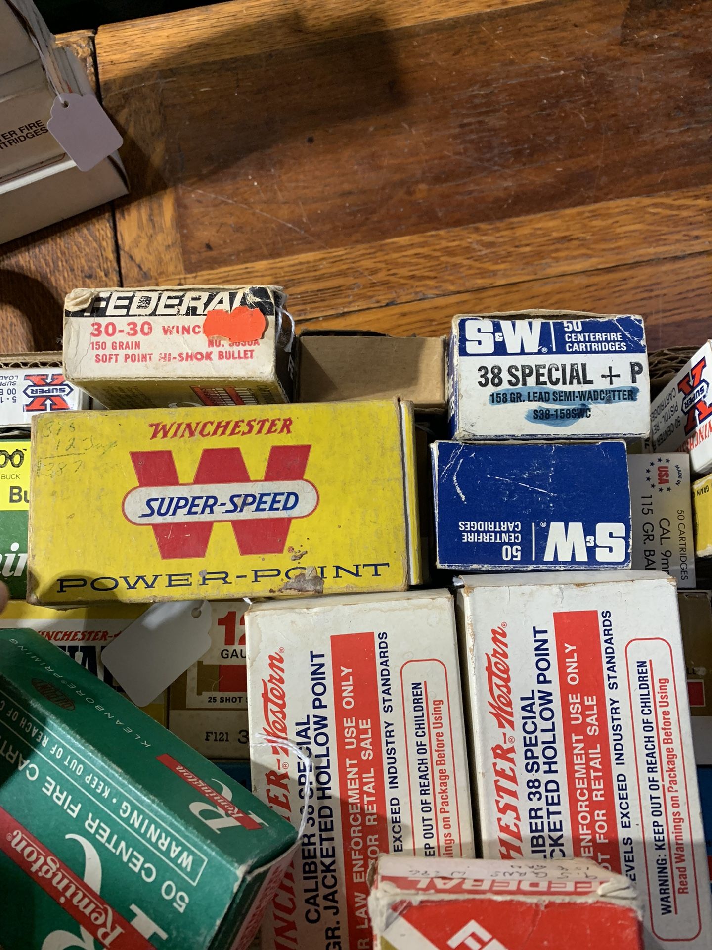 Vintage Empty Ammo Boxes