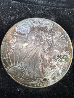 1991 American Silver Eagle Dollar Coin