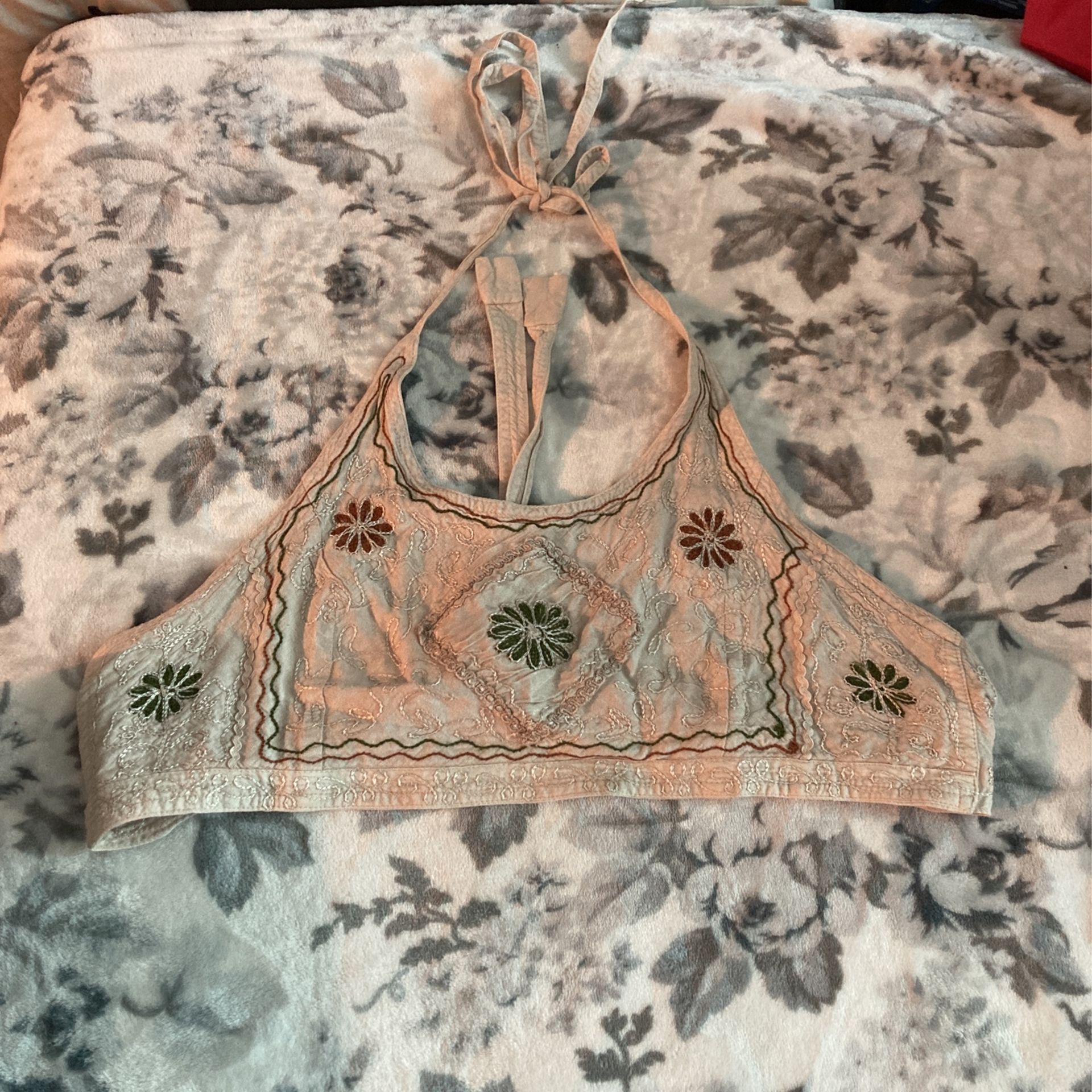 Tan Halter Top