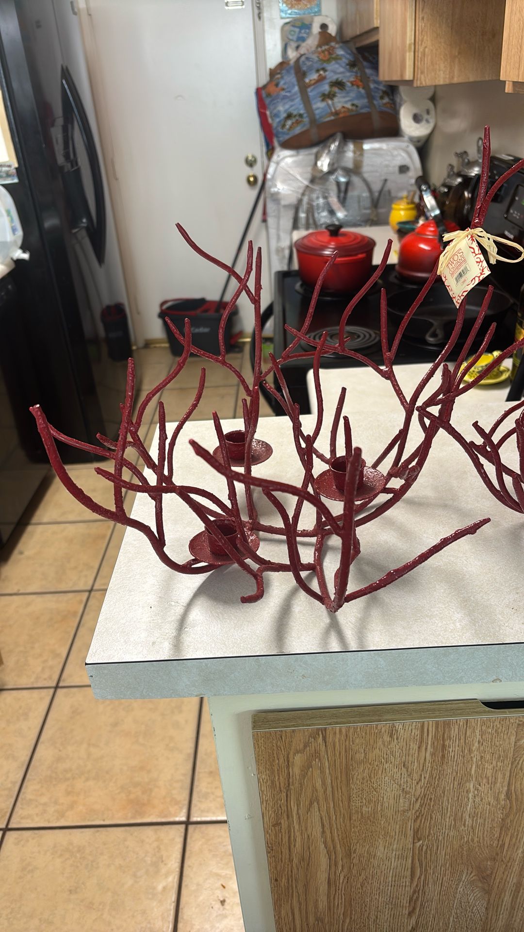 Twos Company Coral Style Centerpieces Candle Holder For 3 One 2 Ca