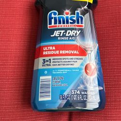 Finish Jet Dry Rinse Aid, 38 Fl Oz 374 Washes