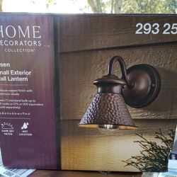 Home Decorators Collection Essen 1-Light Antique Copper Outdoor Wall Lantern Sconce