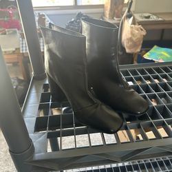 Black Heel Booties