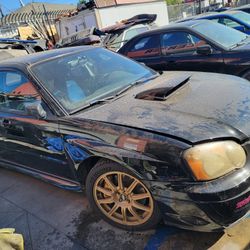 2004 SUBARU IMPREZA WRX STI  BLACK 