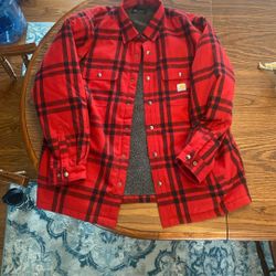 Mens Carhartt Flannel Jacket