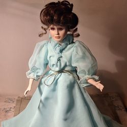 Elegant 18" Porcelain Doll Limited Edition From 1997 