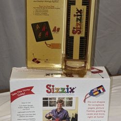Sizzix Original Red Personal Die-Cutter Press Machine and Sizzix Sizzlits Classic Alphabet Dies