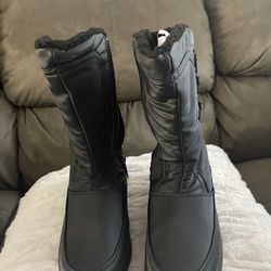 Black Snow Boots For Women 