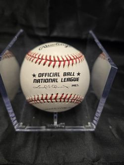 Official National League Rawlings Baseball Leonard Coleman