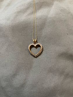 14k diamond necklace