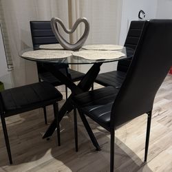 Black Dining Table