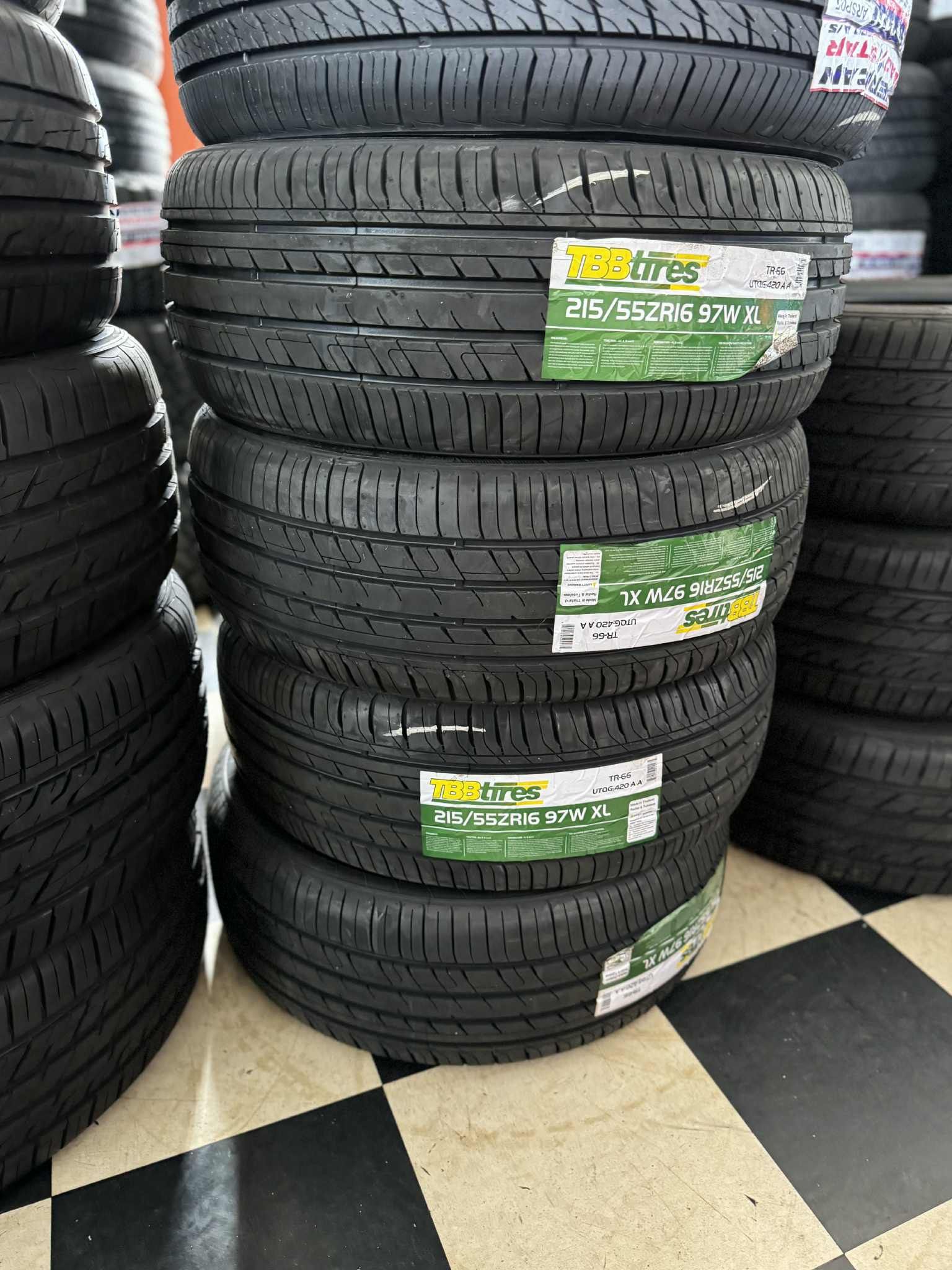 🔥📲215/55/16 Vendo Set De Llantas Nueva Smarca Tbb Tires