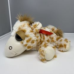 Adorable 15” Dan Dee 2015 Giraffe Stuffed Animal with Red Bow