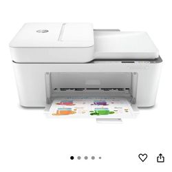 HP printer with printing paper