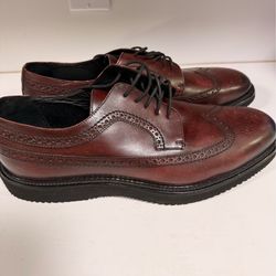 Johnston & Murphy Crown Aristocraft Shell Cordovan Wingtip Dress Shoes - 13