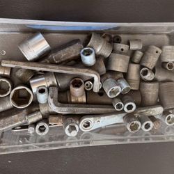 Vintage Socket & Tool Lot – Sockets, Adapters, Extensions & Hex Keys