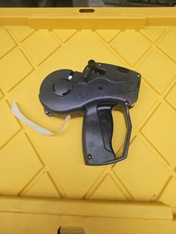 hand-held, one-line labeling gun used for pricing, dating, or inventory coding. $20