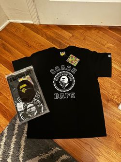 Black and white coach Bape tee